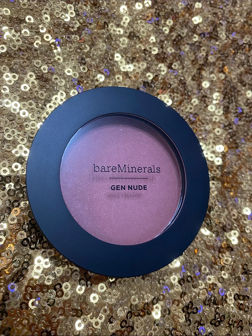 bareMinerals Gen Nude Powder Blush On The Mauve .21 oz. NWOB